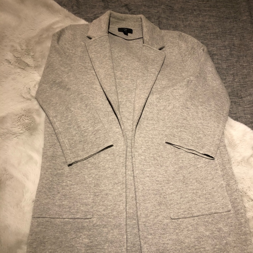 J Crew Sophie open front sweater blazer XXS